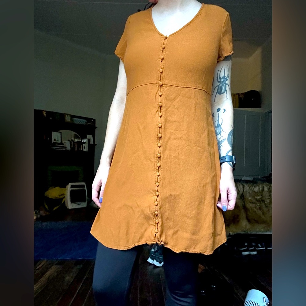 Madewell Burnt Orange mini dress